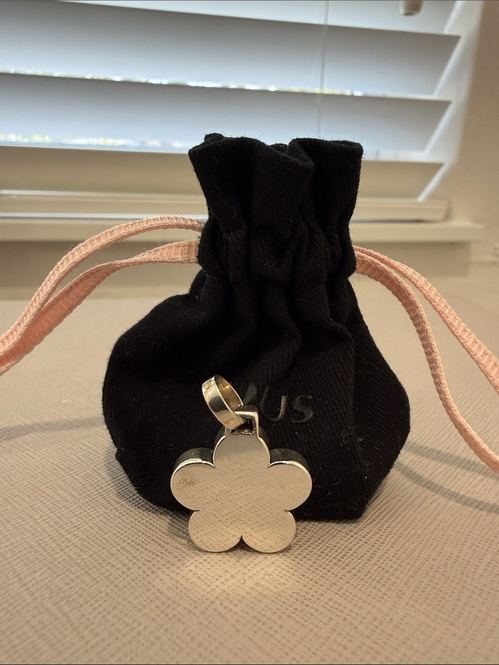 Tous Silver Flower Pendant